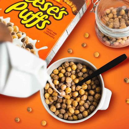 REESE'S PUFFS Whole Grain Cereal, 29 oz Mega Size – Balanced Breakfast Choice with 12 Vitamins and Calcium for Mindful Mornings