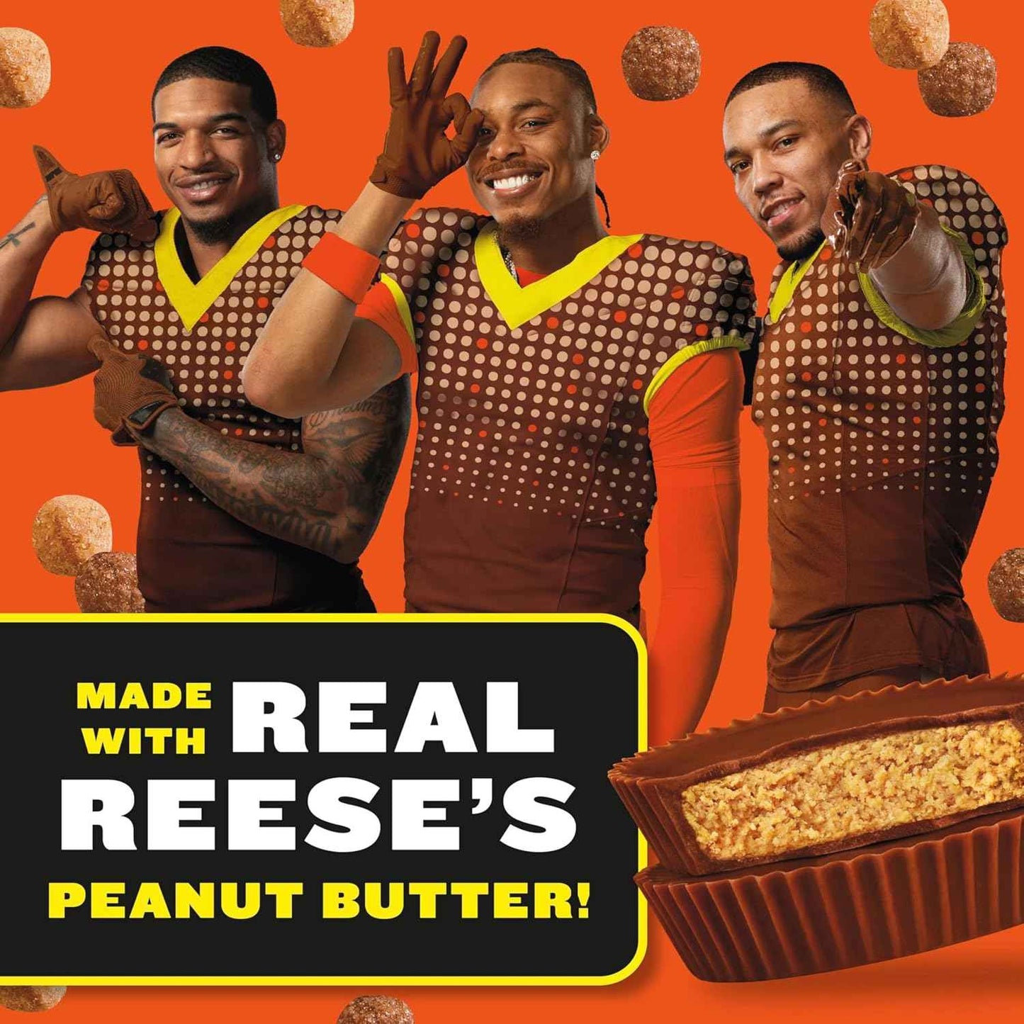 REESE'S PUFFS Chocolatey Peanut Butter Cereal – Quick Desk Snack for Office Breakroom and Focus Mornings