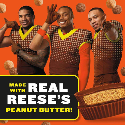 REESE'S PUFFS Chocolatey Peanut Butter Cereal – Quick Desk Snack for Office Breakroom and Focus Mornings