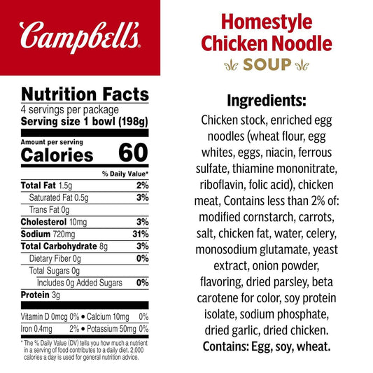 Campbell's Microwavable Chicken Noodle Bowl – Family Pantry Meal for When Mom Can't Cook