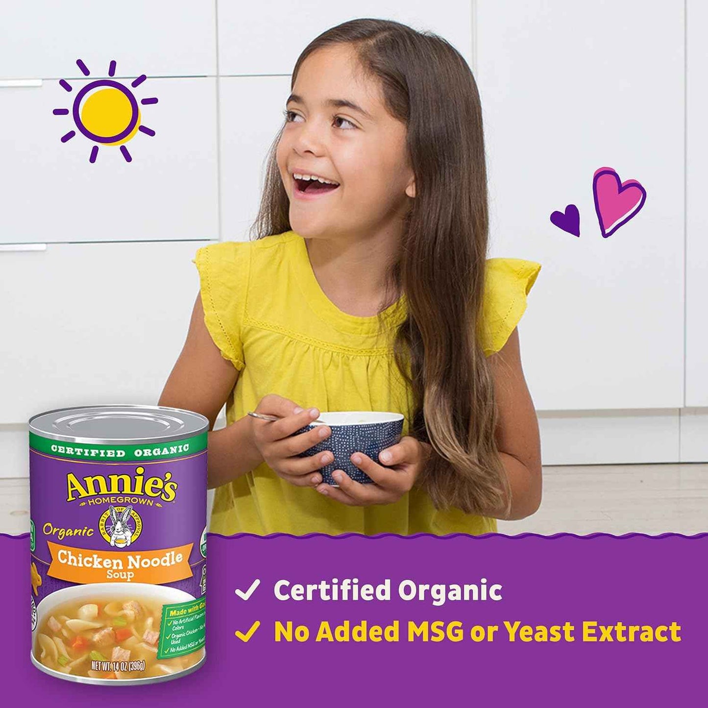 Annie's Creamy Tomato Soup – No Artificial Flavors or Synthetic Colors Pantry Staple, 14.3 oz