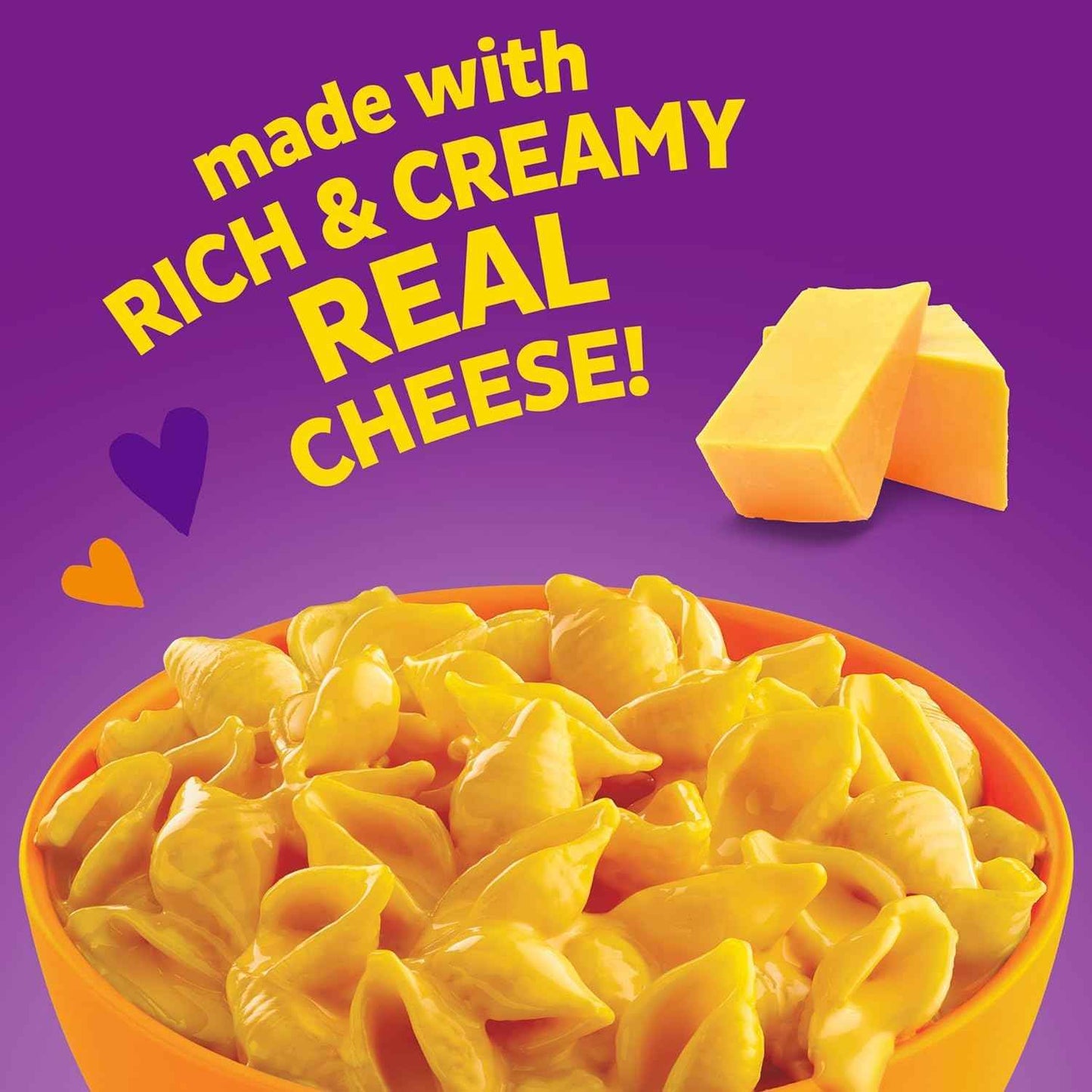 Annie's Homegrown Creamy Deluxe Shells & Aged Cheddar – Care Package Mac and Cheese for College Students and Young Adults, 11 oz