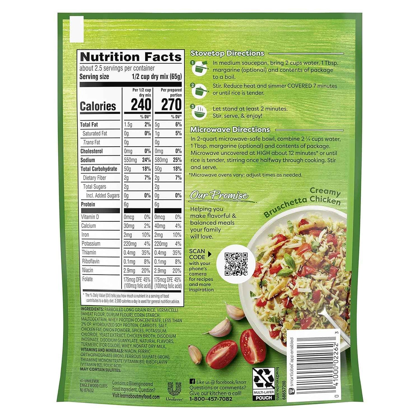 Knorr Creamy Chicken Rice Side – 7-Minute Office Microwave Lunch for Busy Workdays