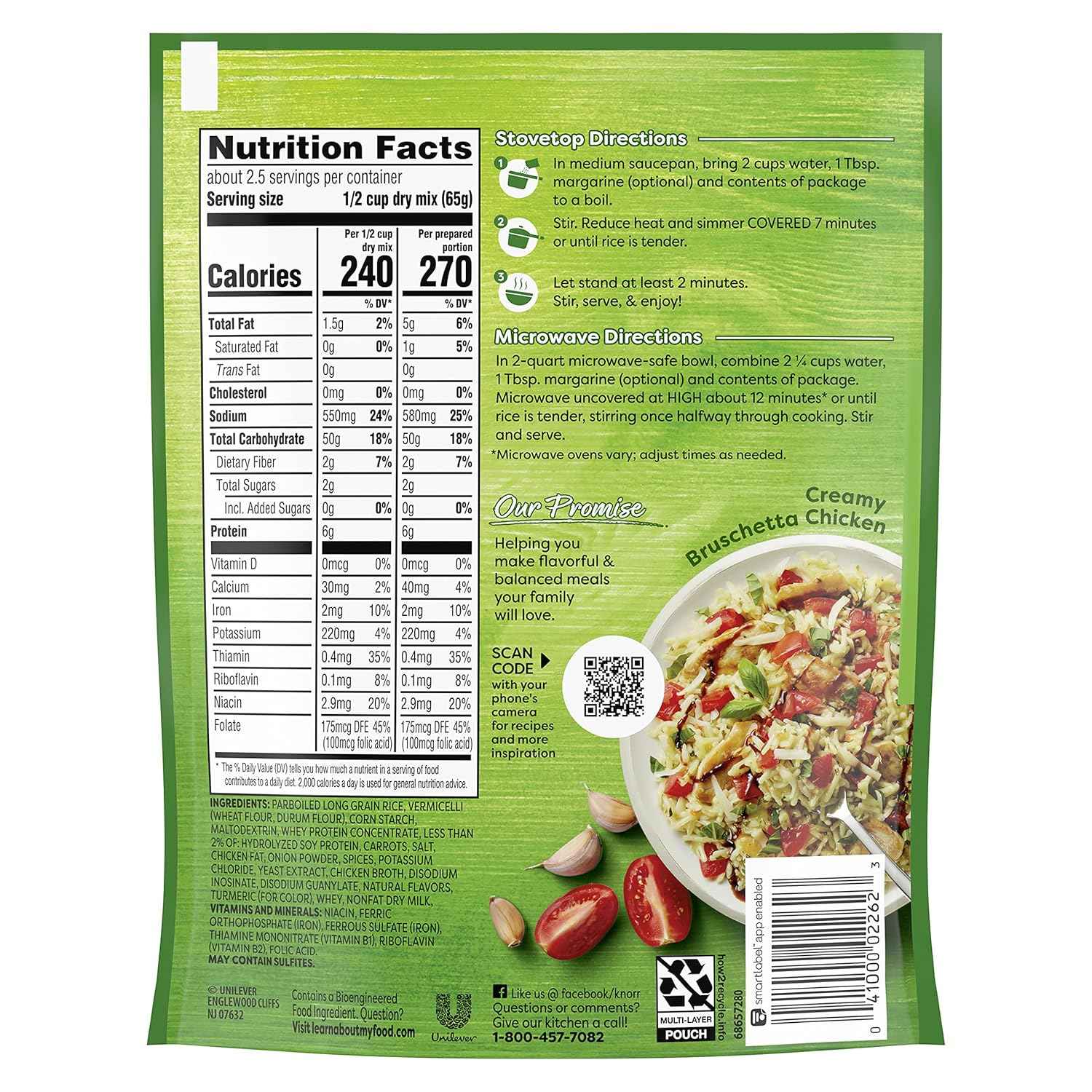 Knorr Creamy Chicken Rice Side – 7-Minute Office Microwave Lunch for Busy Workdays