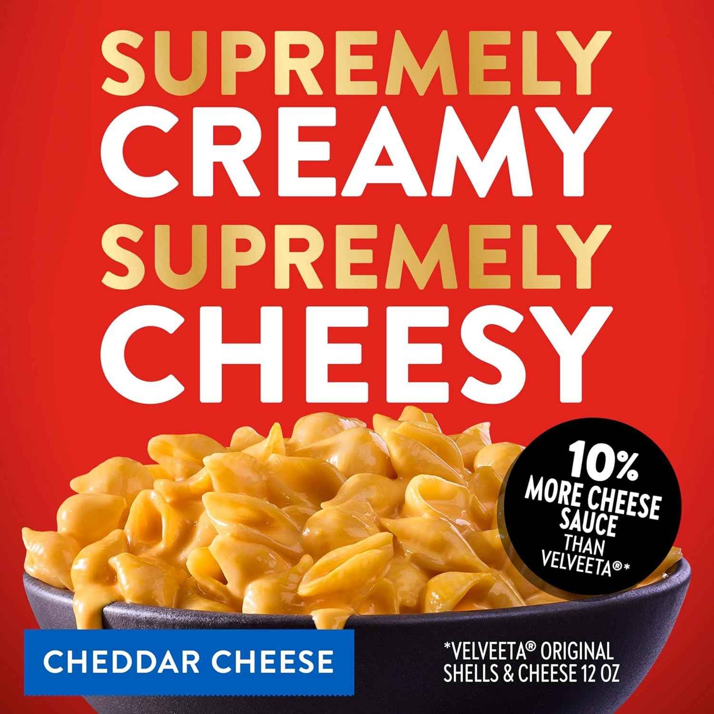 Stouffer's Supreme Shells and Cheese – One-Box Dinner with No Extra Ingredients, 12 oz Cheddar Shells Kit
