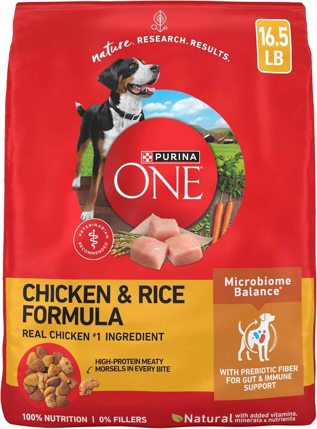 Purina ONE SmartBlend Dog Food with Real Chicken – Wholesome Nutrition Shared by Multi-Generational Households