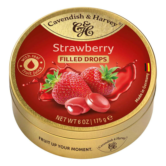 Cavendish & Harvey Imported German Candy Drops – Housewarming and Valentine's Day Gift, Gourmet Orange Sweets