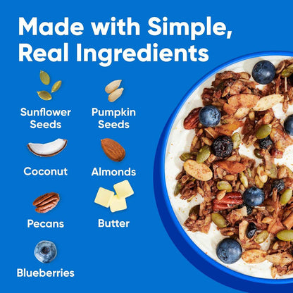 NuTrail Blueberry Cinnamon Granola – Focused Desk Snack for Intermittent Fasting Professionals