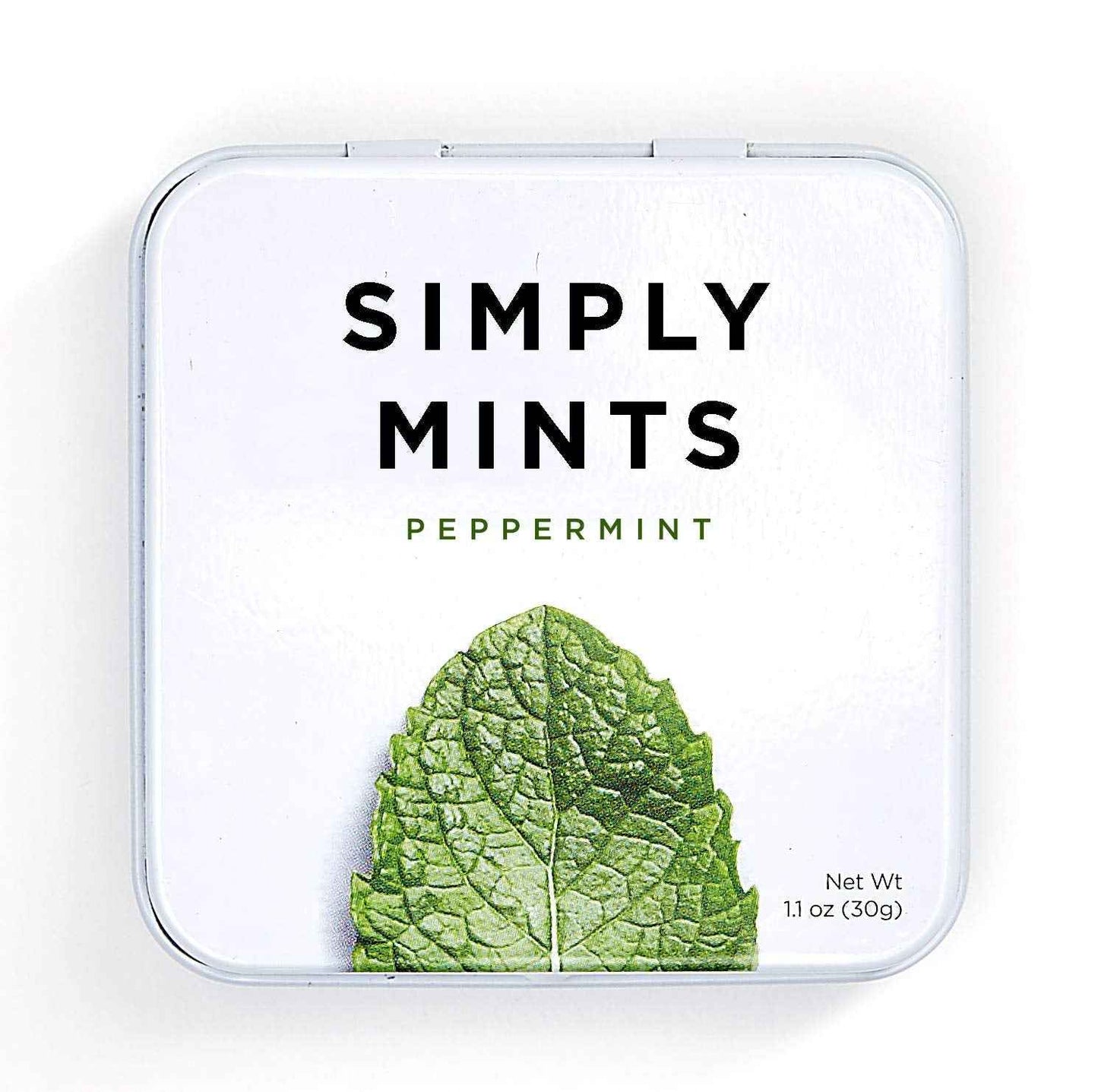 SIMPLY Mints | Peppermint Breath Mints | Focus-Boosting Office Tin | Pre-Meeting Freshness