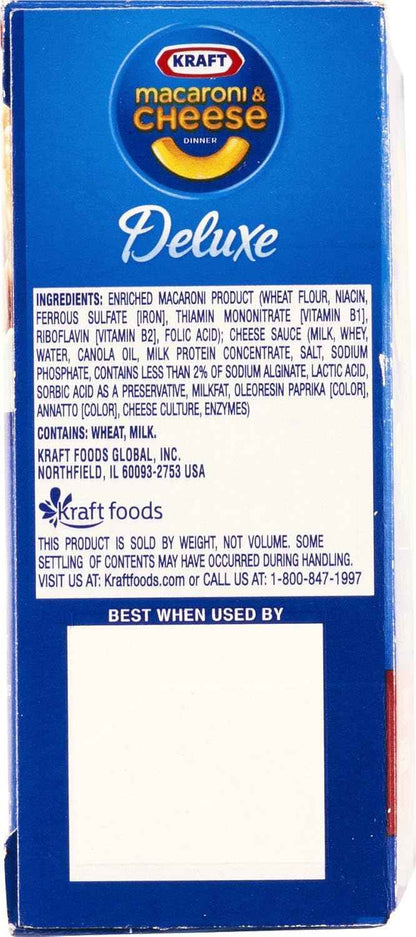 Kraft Deluxe Sharp Cheddar Macaroni & Cheese Comfort Bowl for Cozy Nights and Post-Work Relaxation