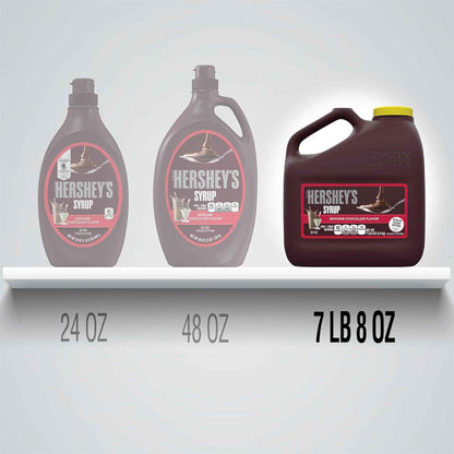 HERSHEY'S Chocolate Syrup Bottle 24 oz – Kid-Friendly Squeezable Topping for Lunchboxes and Breakfast