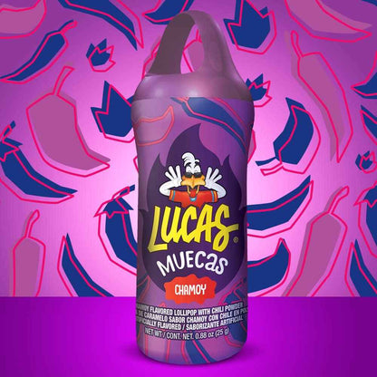 Lucas Muecas Chamoy Lollipops – Nostalgic Mexican Candy Gift for Adults Who Grew Up Eating Chamoy Treats