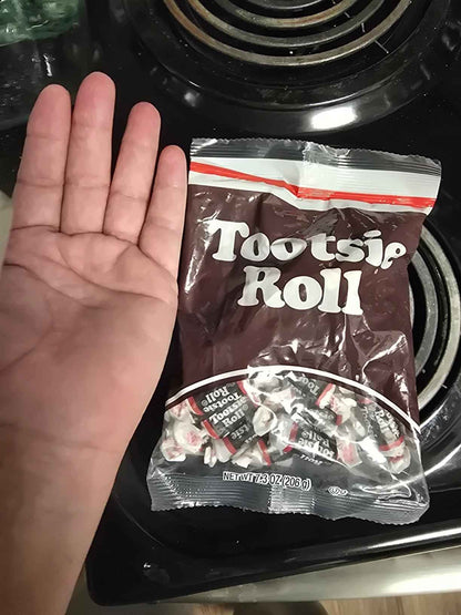 Tootsie Roll Midgees 6.5 oz Bulk Bag - Melt-Resistant Individually Wrapped Candy for Tailgates, Carnivals, and Outdoor Wedding Receptions