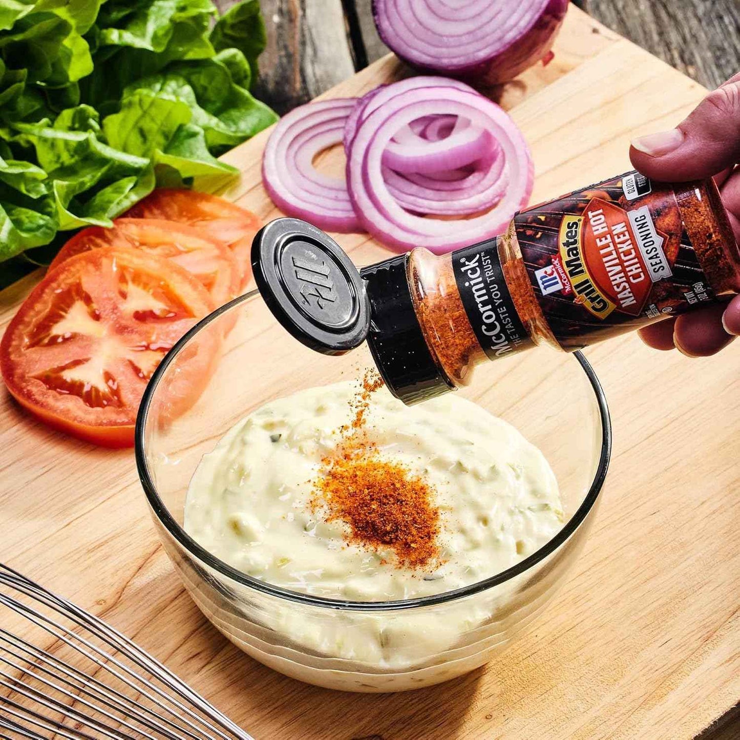 McCormick Grill Mates Nashville Hot Chicken Seasoning, 3 oz – Gluten-Free Spice Blend for Mindful Home Cooking