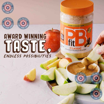 PBfit Peanut Butter Powder – Pantry-Stable Energy Add-In for Work-From-Home Smoothies and Focus Snacks