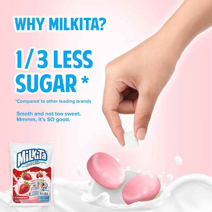 Milkita Honeydew Melon Milk Candy – Guilt-Free Self-Care Snack for Mindful Indulgence, Lower-Sugar Chews
