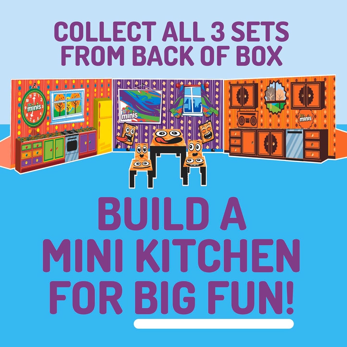 Reese's Puffs Minis Cereal, Fun Birthday Gift for the Chocolate Peanut Butter Fan, Family Size 19.8 oz Box