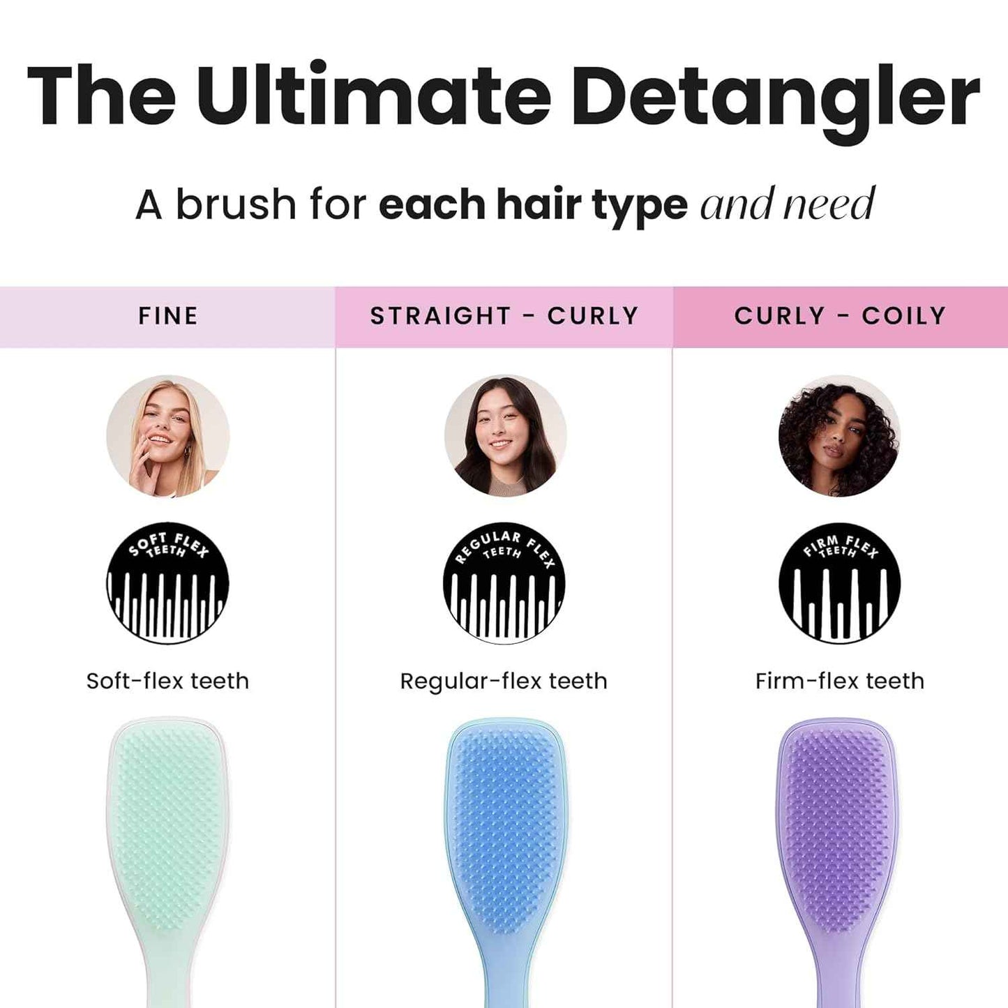 Tangle Teezer Ultimate Detangler Brush – Wind-Down Vanity Essential, Scalp-Friendly Detangling After Warm Showers