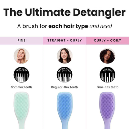 Tangle Teezer Ultimate Detangler Brush – Wind-Down Vanity Essential, Scalp-Friendly Detangling After Warm Showers