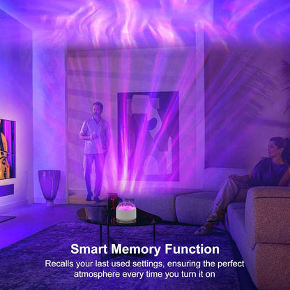 Aurora Light Projector for Meditation Corner – Calming Northern Lights Lamp with Dimmable Mood Setting