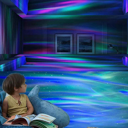Northern Glow Aurora Projector – Premium Dual-Effect Designer Lamp with Crystal-Clear 5W LED for High-End Interiors