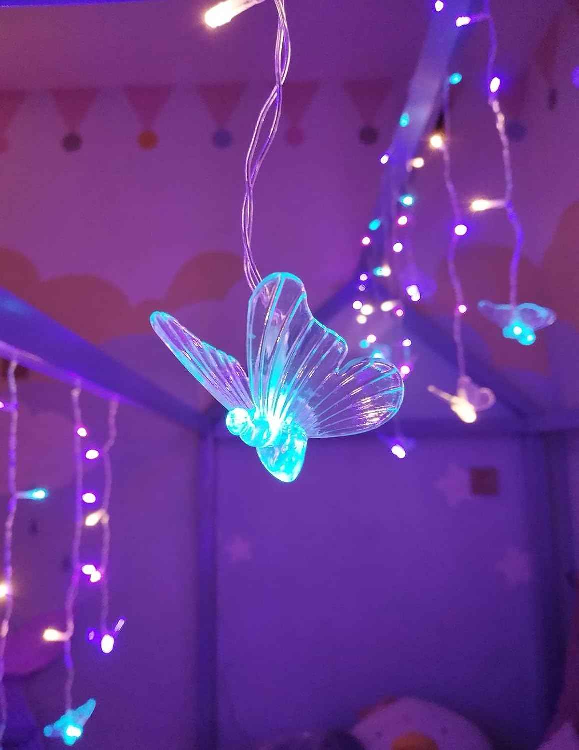 90 LED Butterfly String Lights with Remote – Thoughtful Gift for Tween Girls, New Moms, and Teens