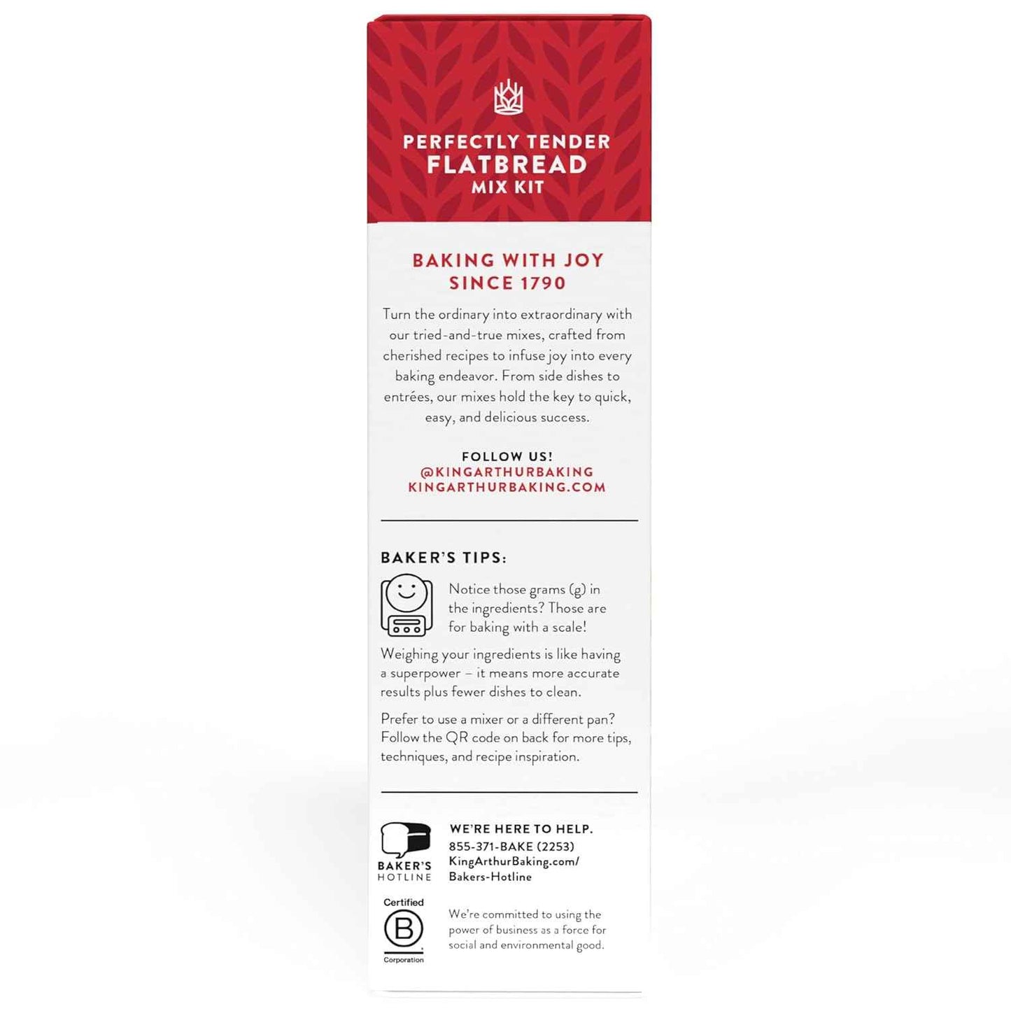 King Arthur Baking Company Flatbread Mix Kit – Mindful Weekend Baking Ritual for Stress Relief