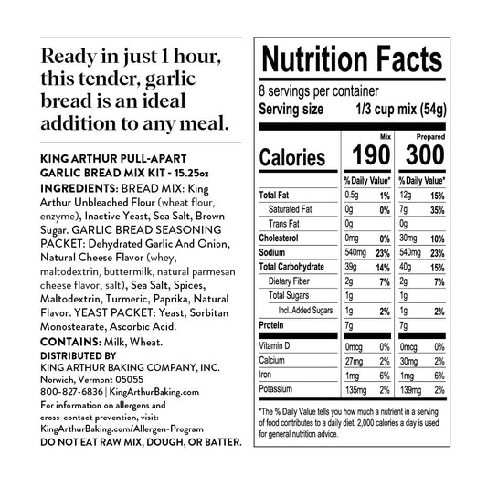 requires only water and butter as added ingredients