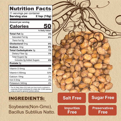 JAYUSS Japanese Freeze-Dried Natto – Clean Plant Protein for Mindful Meal Prep, Ready-to-Eat Snack