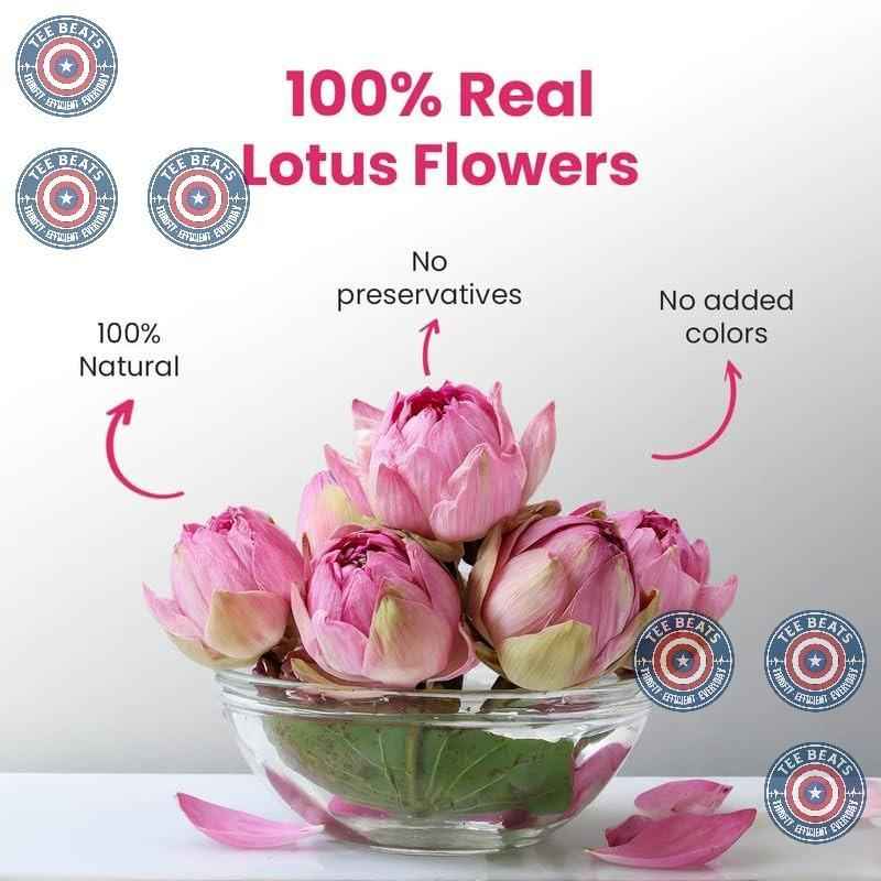 Blue Tea Lotus Flower Tea - 1.40 Oz - 20 Cups | Birthday Gift for Her | Premium Herbal Tea for Tea-Curious Friends