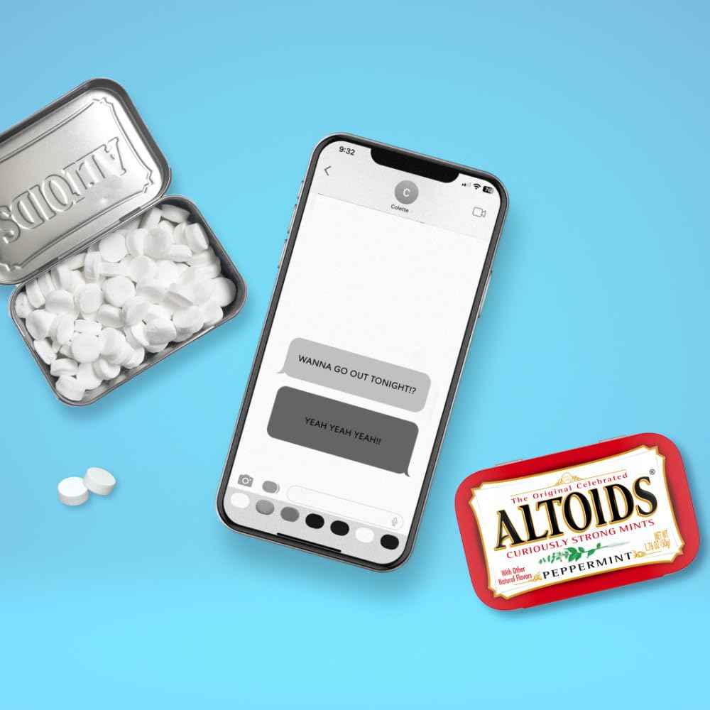 ALTOIDS Peppermint Mints – Nostalgic Birthday Gift for Her, Mom, and Coworkers in a Keepsake Tin