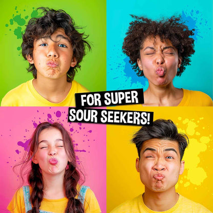 WARHEADS Super Sour Double Drops Liquid Sour Candy – Camping and Hiking Trail Snack with Resealable Squeeze Bottles, Assorted 3 Pack