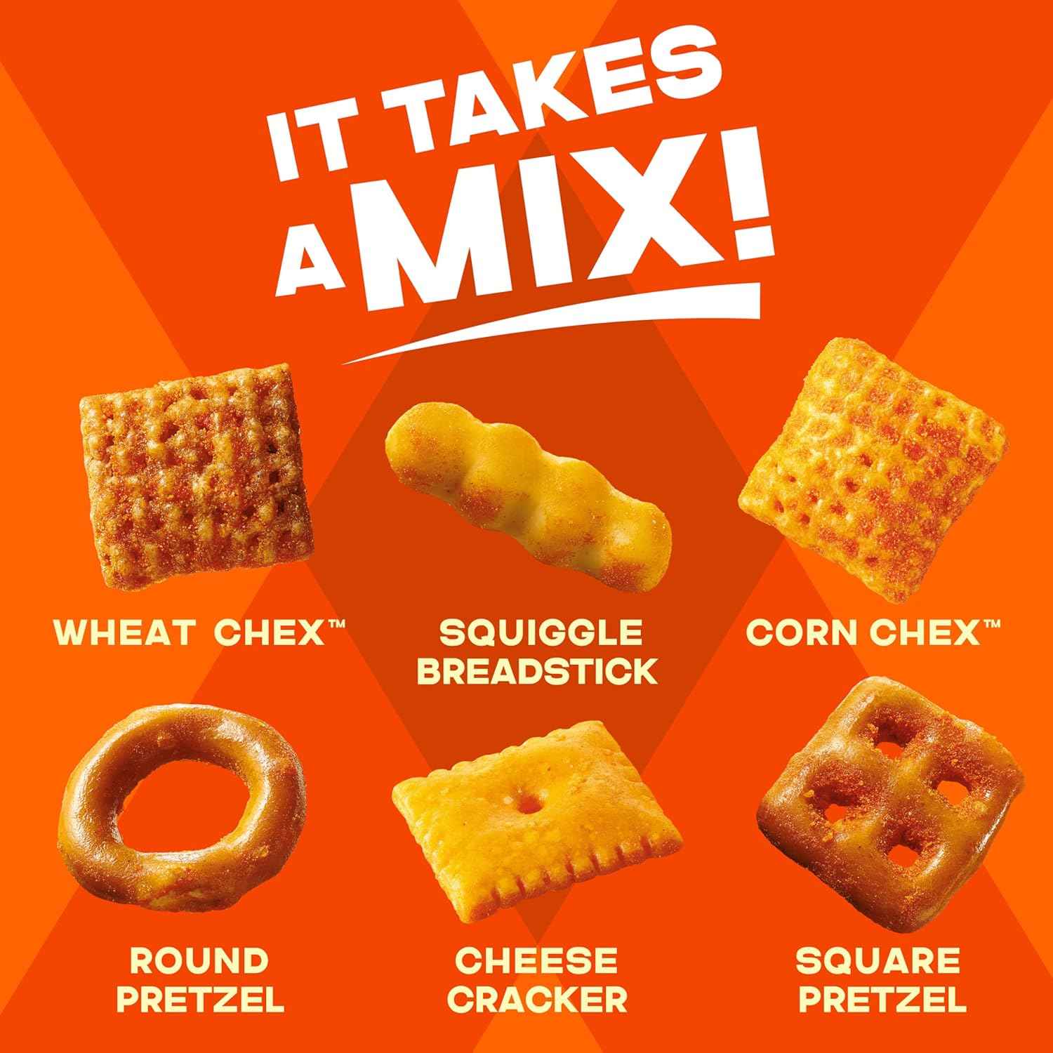 Chex Mix Cheddar Snack Mix – Hostess Gift for Housewarming Parties, 13.5 oz Bag