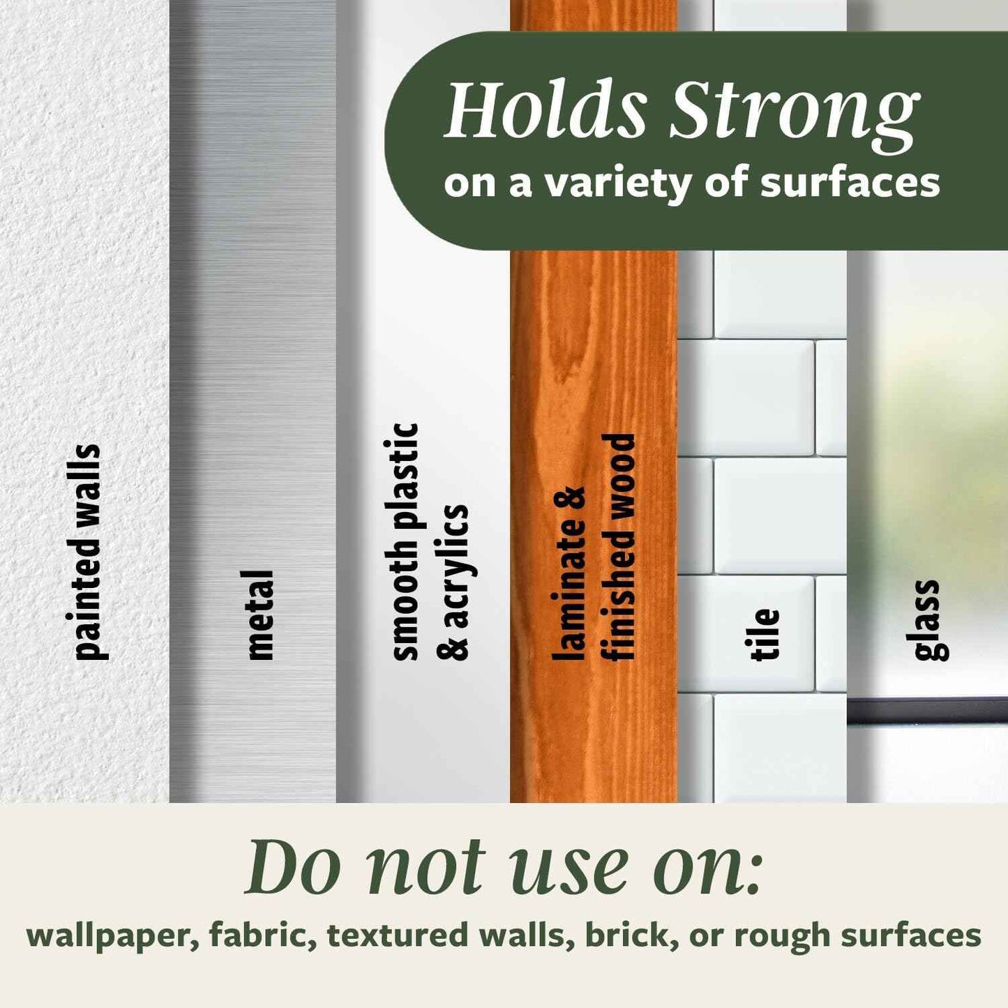 Command Medium Wire Hook Office Wall Hooks for Clipboards and Keys, Home Office Organization in Latte