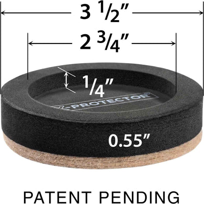 X-PROTECTOR Felt Furniture Sliders for Hardwood Floors – Living Room Decor Essential, Scratch-Free Heavy Furniture Movers for Cozy Home Aesthetic