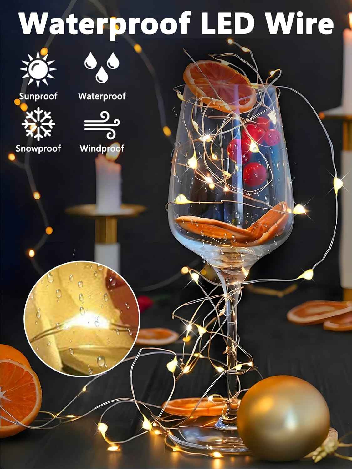 Avaspark Battery Fairy Lights 3-Pack – Cool-to-Touch Nursery and Kids Room Decor with Auto Timer for Worry-Free Nights