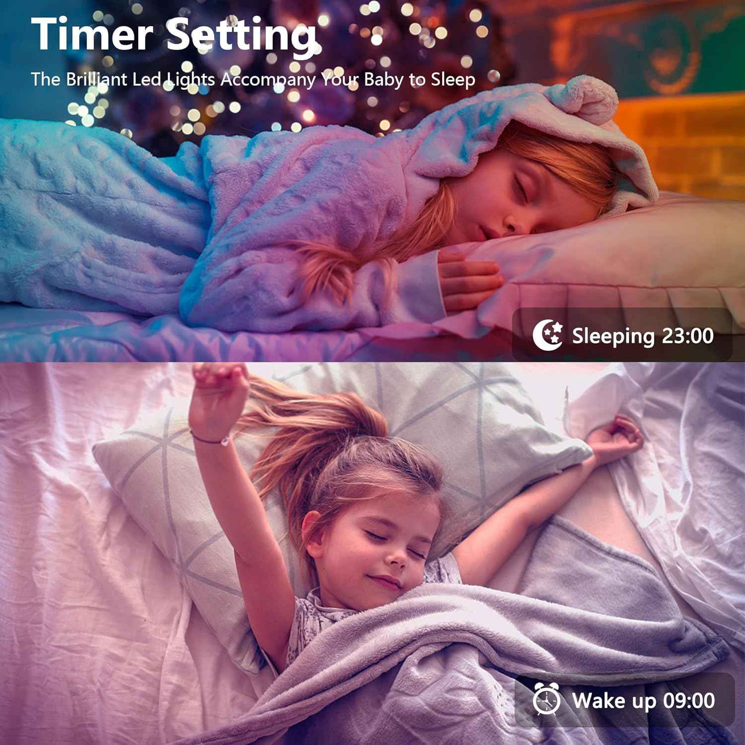 Govee LED Strip Lights – Simple Clean RGB Ambient Lighting for Minimalist Bedroom, Cuttable Length and Hidden Cable Design