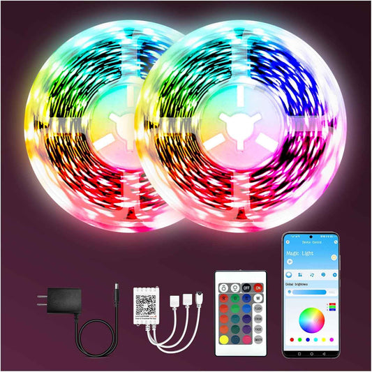 dalattin LED Strip Lights for Kids Room and Nursery, 24V Low Voltage Color Changing Lights with Timer, Safe App Controlled Bedroom Decor for Children