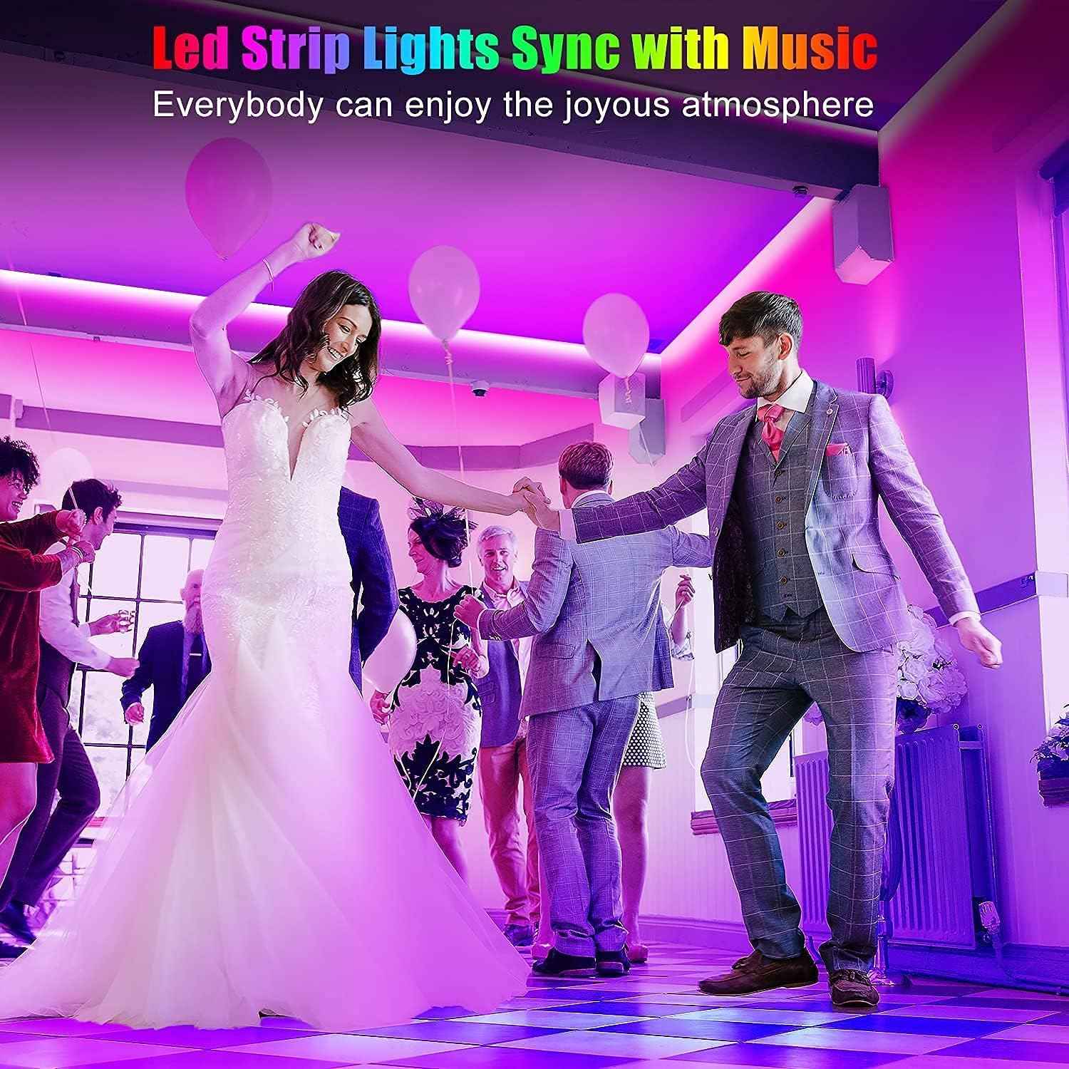 Keepsmile LED Strip Lights for Kids Room and Nursery – Cool-to-Touch RGB Strip with Auto Timer and App Control