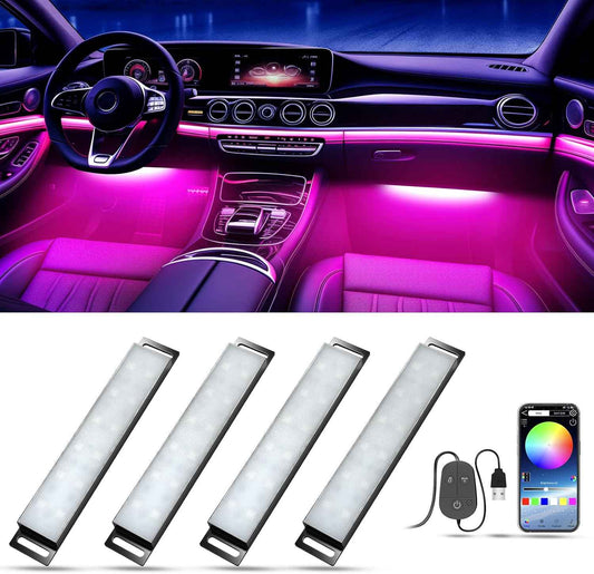 Honalia Car LED Lights Interior – USB Powered RGB Light Strip, Plug-in Ambient Lighting for Bedroom and Living Room Decor