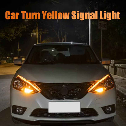 RGB Chasing LED Headlight Strips – Luxury Custom Lighting for Car Meet Showcases and Night Cruises