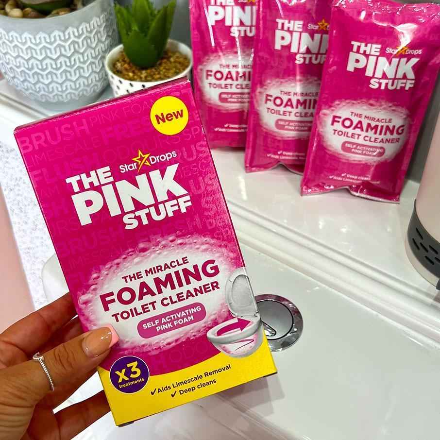 The Pink Stuff Miracle Power Toilet Cleaner – Mindful Nightly Cleaning Ritual for a Fresh-Smelling Home