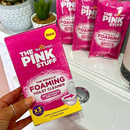 The Pink Stuff Miracle Power Toilet Cleaner – Mindful Nightly Cleaning Ritual for a Fresh-Smelling Home