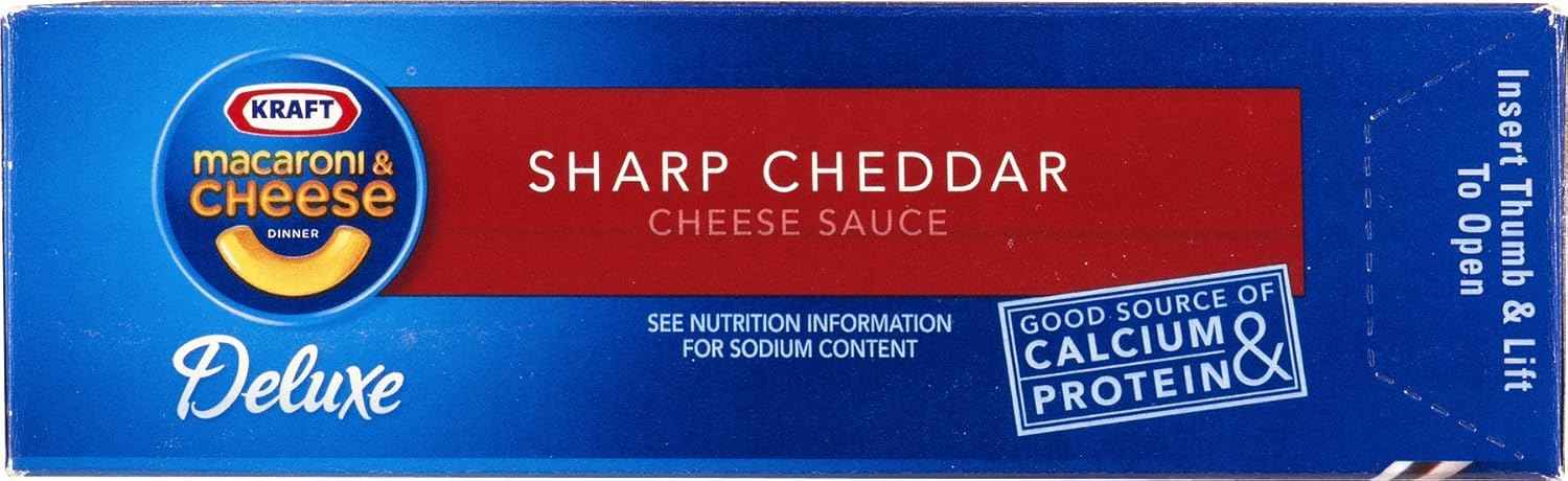 Kraft Deluxe Sharp Cheddar Macaroni & Cheese Comfort Bowl for Cozy Nights and Post-Work Relaxation