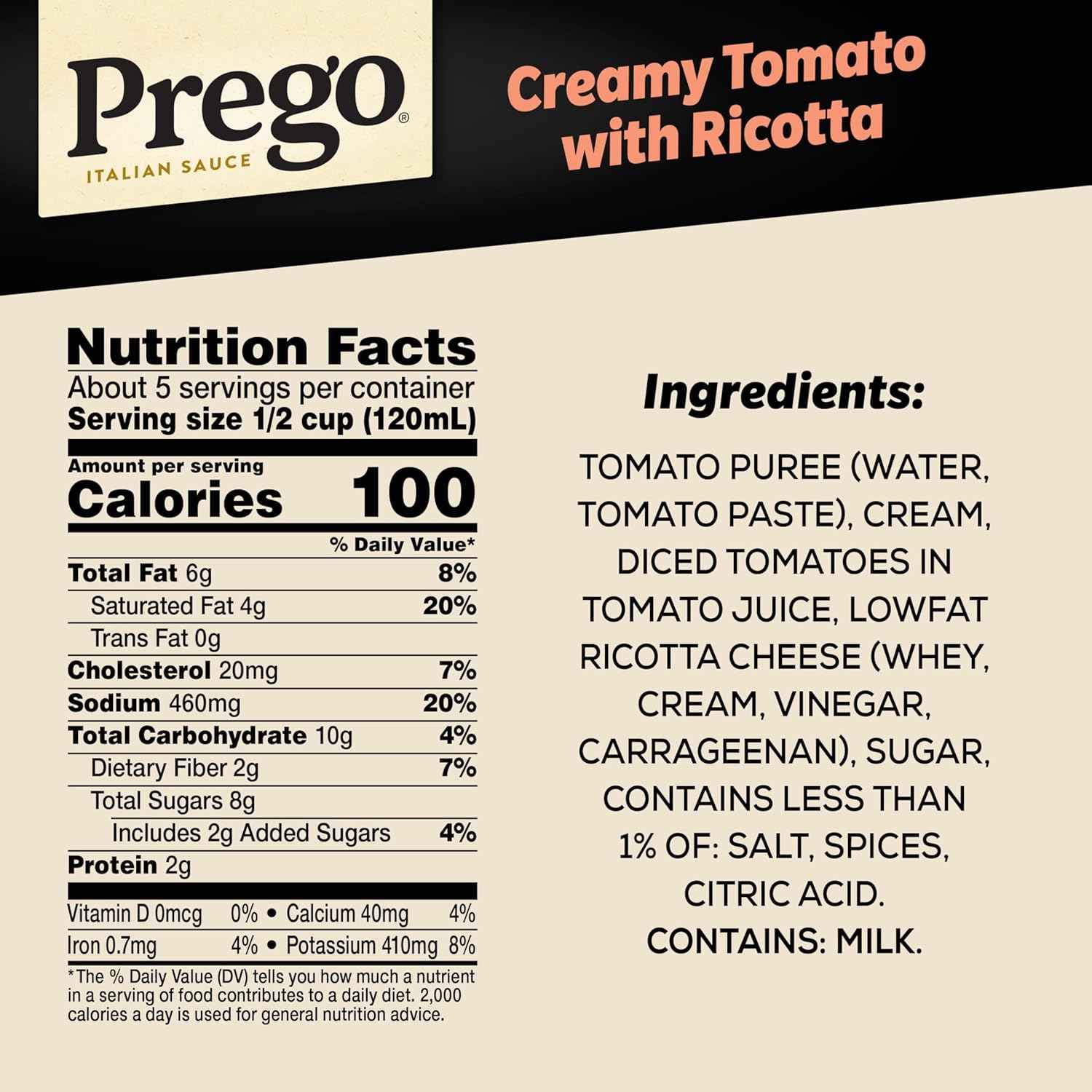 Prego Creamy Tomato Ricotta Sauce – Thoughtful Pantry Gift for New Homeowners and Housewarmings