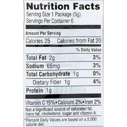Gimme Seaweed Organic Roasted Seaweed Snacks – Healthy Lunchbox Snack for Picky Eaters, 6 Single-Serve Packs