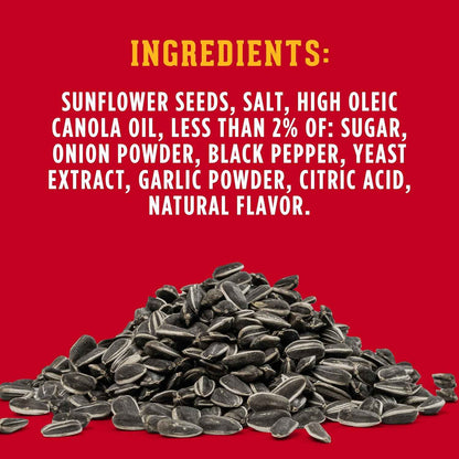 DAVID Cracked Pepper Jumbo Sunflower Seeds – Dugout and Bleacher Snack for Youth Baseball Players and Their Families, 5.25 oz