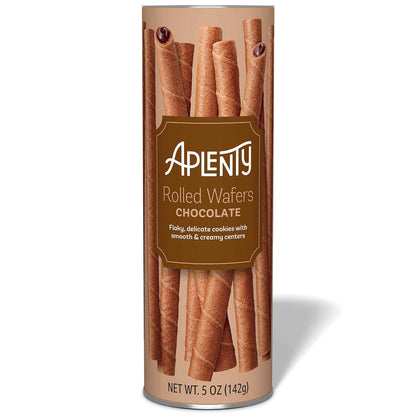 Aplenty Chocolate Rolled Wafers, 5 Oz – Kids Snack Drawer Staple, Sweet Lunchbox Add-In for Back-to-School