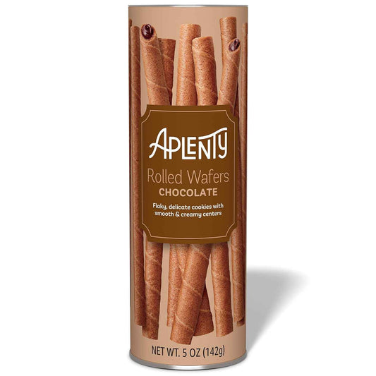 Aplenty Chocolate Rolled Wafers, 5 Oz – Kids Snack Drawer Staple, Sweet Lunchbox Add-In for Back-to-School
