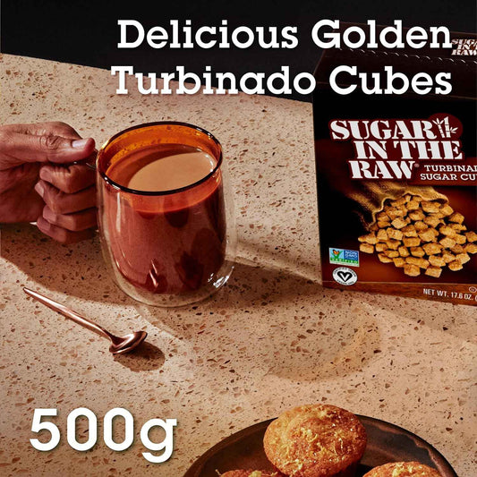 Sugar In The Raw Turbinado Cane Sugar Cubes – Uncluttered Pantry Staple, Simple One-Teaspoon Cubes